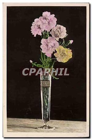 Carte Postale Ancienne Fantaisie Fleurs