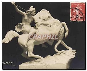Bild des Verkufers fr Carte Postale Ancienne Amazone zum Verkauf von CPAPHIL