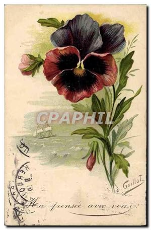 Carte Postale Ancienne Fantaisie Fleurs