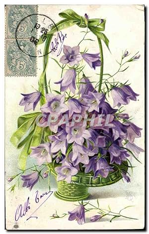Carte Postale Ancienne Fantaisie Fleurs