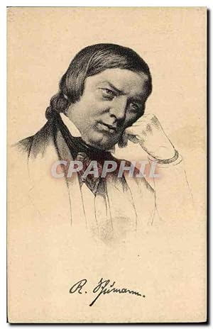 Carte Postale Ancienne Robert Schumann