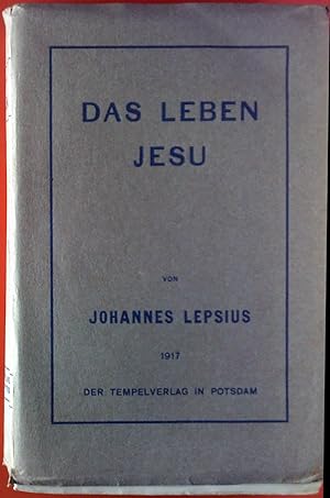 Bild des Verkufers fr Das Leben Jesu. zum Verkauf von biblion2