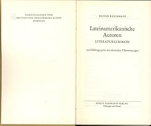 Seller image for Lateinamerikanische Autoren,Literaturlexikon und Bibliographie der deutschen bersetzungen"," for sale by Antiquariat Kastanienhof