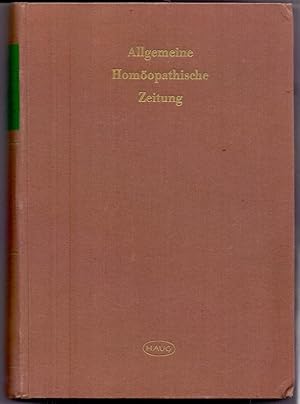 Allgemeine Homöopathische Zeitung für wissenschaftliche und praktische Homöopathie Band 202 / 195...