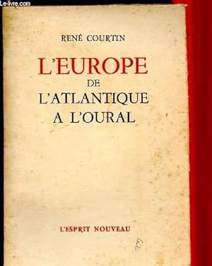 Seller image for L'Europe de l'Atlantique  l'Oural for sale by Le-Livre