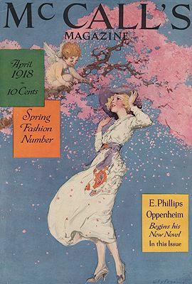 ORIG VINTAGE MAGAZINE COVER/ McCALL'S - APRIL 1918