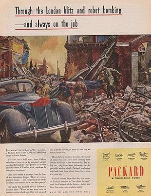 Seller image for ORIG VINTAGE MAGAZINE AD/ 1945 PACKARD CAR AD for sale by Monroe Street Books