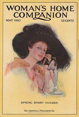 ORIG VINTAGE MAGAZINE COVER/ WOMAN'S HOME COMPANION - MAY 1910
