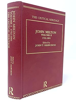 Bild des Verkufers fr John Milton: Volume 2, 1732- 1801: The Critical Heritage. zum Verkauf von ROBIN SUMMERS BOOKS LTD