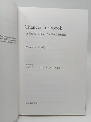 Immagine del venditore per Chaucer Yearbook: A Journal of Late Medieval Studies. Volume 4 (1997) venduto da ROBIN SUMMERS BOOKS LTD