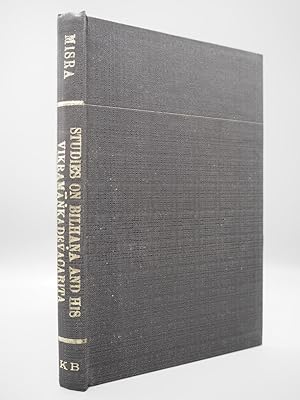 Seller image for Studies on Bilhana and his Vikramankadevacarita. for sale by ROBIN SUMMERS BOOKS LTD