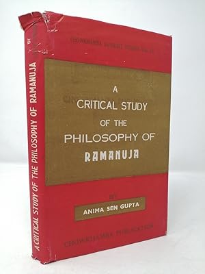 Seller image for A Critical Study of the Philosophy of Ramanuja. for sale by ROBIN SUMMERS BOOKS LTD
