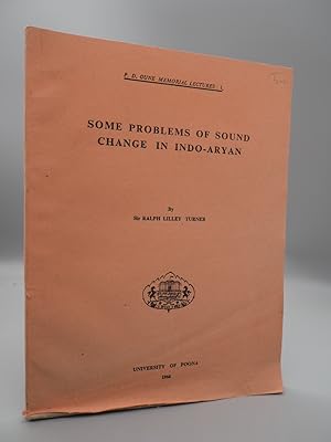 Immagine del venditore per Some Problems of Sound Change in Indo- Aryan. venduto da ROBIN SUMMERS BOOKS LTD