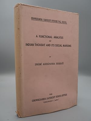 Seller image for A Functional Analysis of Indian Thought and its Social Margins. for sale by ROBIN SUMMERS BOOKS LTD