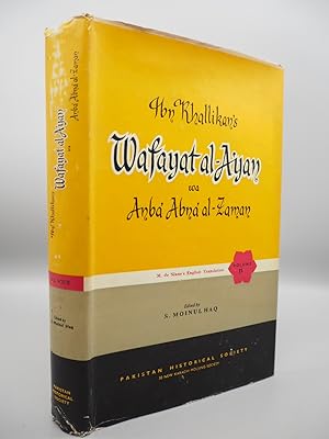 Seller image for Wafayat al-A yan wa Anba Abna al-Zaman. Volume IV. for sale by ROBIN SUMMERS BOOKS LTD