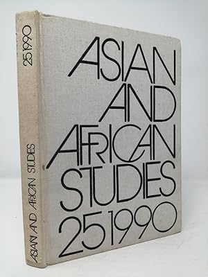 Bild des Verkufers fr Asian and African Studies (Slovak Academy of Sciences) 26, 1990 zum Verkauf von ROBIN SUMMERS BOOKS LTD