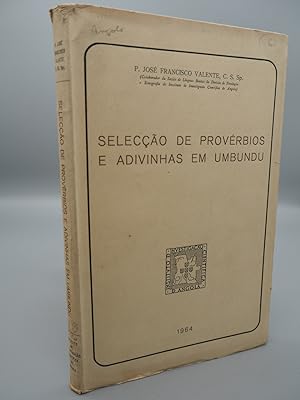 Seller image for Seleccao de Proverbios e Adivinhas em Umbundu. for sale by ROBIN SUMMERS BOOKS LTD