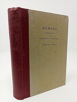 Seller image for Ramdas: Translation of Mahipati s Santavijaya. The Poets-Saints of Maharashtra, No. 8. for sale by ROBIN SUMMERS BOOKS LTD