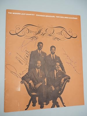 Immagine del venditore per The Modern Jazz Quartet: Souvenir Brochure. Signed copy. venduto da ROBIN SUMMERS BOOKS LTD