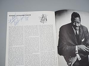 Immagine del venditore per The Tenor of Jazz: Souvenir Brochure. (signed by Eddie Lockjaw Davis. venduto da ROBIN SUMMERS BOOKS LTD