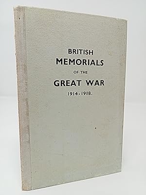 Immagine del venditore per British Memorials of the Great War, 1914-1918. venduto da ROBIN SUMMERS BOOKS LTD