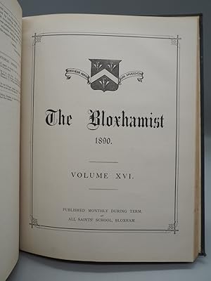 Bild des Verkufers fr The Bloxhamist, 1887 - 1890. Magazine of All Saints School, Bloxham. zum Verkauf von ROBIN SUMMERS BOOKS LTD