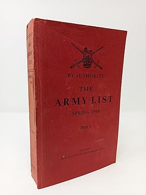 Imagen del vendedor de The Army List, Spring 1968. Part 1. a la venta por ROBIN SUMMERS BOOKS LTD
