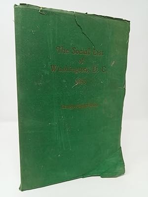 Bild des Verkufers fr The Social List of Washington, and, Social Precedence In Washington. 1955 Edition. zum Verkauf von ROBIN SUMMERS BOOKS LTD