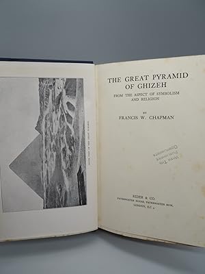 Seller image for The Great Pyramid of Ghizeh: From the Aspect of Symbolism and Religion. for sale by ROBIN SUMMERS BOOKS LTD