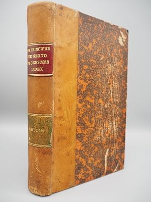 Image du vendeur pour 4 volumes: De Principis Theologiae Moralis; De Sexto Praecepto et de usu Matrimonii; De Censuris; Summa Theologiae Moralis Iuxta Codicem Iuris Cononici. mis en vente par ROBIN SUMMERS BOOKS LTD