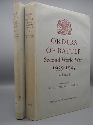 Image du vendeur pour Orders of Battle: United Kingdom and Colonial Formations and Units in the Second World War, 1939-1945. 2 volumes. mis en vente par ROBIN SUMMERS BOOKS LTD