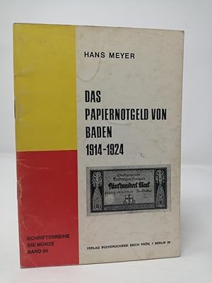 Seller image for Das Papiernotgeld von Mecklenburg und Vorpommern, 1914-1923. for sale by ROBIN SUMMERS BOOKS LTD