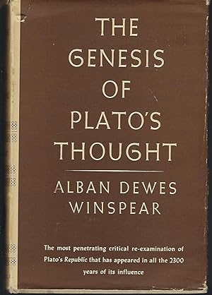 Seller image for The Genesis of Plato's Thought for sale by Turn-The-Page Books