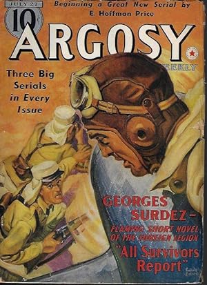 Seller image for ARGOSY Weekly: July 27, 1940 ("The Harp and the Blade"; "Dead of Night") for sale by Books from the Crypt