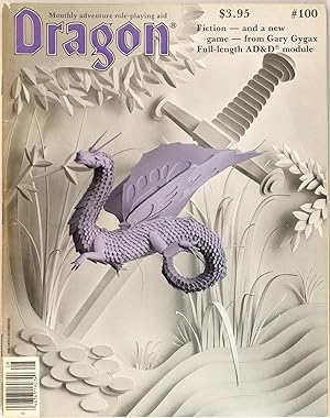 Seller image for Dragon Magazine, #100 (August 1985 Volume X No. 3) for sale by Firefly Bookstore