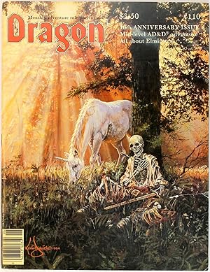 Seller image for Dragon Magazine, #110 (June 1986 Volume XI No 1) for sale by Firefly Bookstore