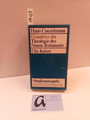 Bild des Verkufers fr Grundriss der Theologie des Neuen Testaments. zum Verkauf von AphorismA gGmbH