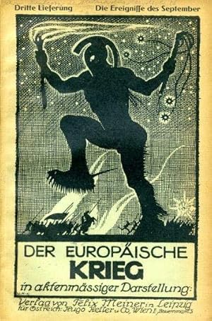 Bild des Verkufers fr (Hrsg.) Der Europische Krieg in akltenmiger Darstellung. zum Verkauf von Antiquariat Bebuquin (Alexander Zimmeck)