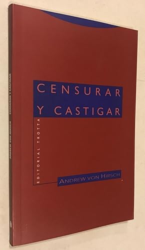 Image du vendeur pour Censurar y Castigar (Spanish Edition) mis en vente par Once Upon A Time