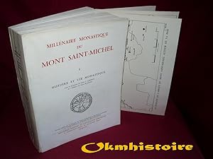 Bild des Verkufers fr Millnaire Monastique du Mont Saint-Michel --------- TOME 1 : HISTOIRE ET VIE MONASTIQUE zum Verkauf von Okmhistoire