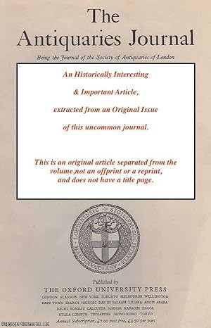 Imagen del vendedor de The Temple of Victory on the Palatine. An original article from the Antiquaries Journal, 1981. a la venta por Cosmo Books