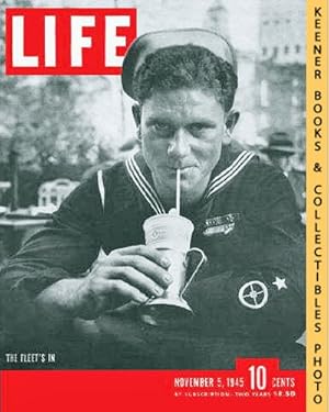 Life Magazine November 5, 1945 - Volume 19, Number 19 - Cover: The Fleet's In