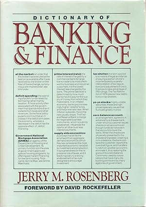 Dictionary of Banking and Finance