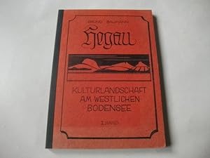 Bild des Verkufers fr Hegau. Kulturlandschaft am westlichen Bodensee. II. Band. zum Verkauf von Ottmar Mller