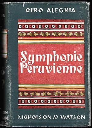 Imagen del vendedor de Symphonie Pruvienne (Broad and Alien is the world). Roman traduit de l'anglais par Gaston Baccara. a la venta por Antiquariat Bibliomania