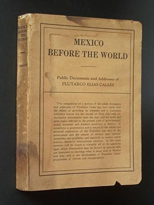 Imagen del vendedor de Mexico Before the World a la venta por Bookworks [MWABA, IOBA]