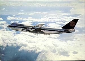 Immagine del venditore per Ansichtskarte / Postkarte Lufthansa Boeing 747, Passagierflugzeug venduto da akpool GmbH