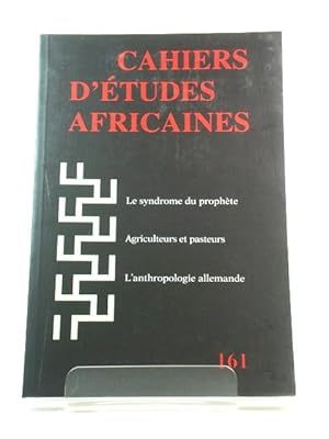 Seller image for Cahiers D'Etudes Africanes, No. 161, 2001 for sale by PsychoBabel & Skoob Books