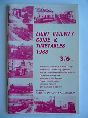 Imagen del vendedor de LIGHT RAILWAY GUIDE & TIMETABLES 1968 a la venta por Stella & Rose's Books, PBFA