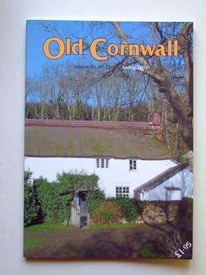 Seller image for OLD CORNWALL VOL. XII No. 12 SPRING 2003 for sale by Stella & Rose's Books, PBFA